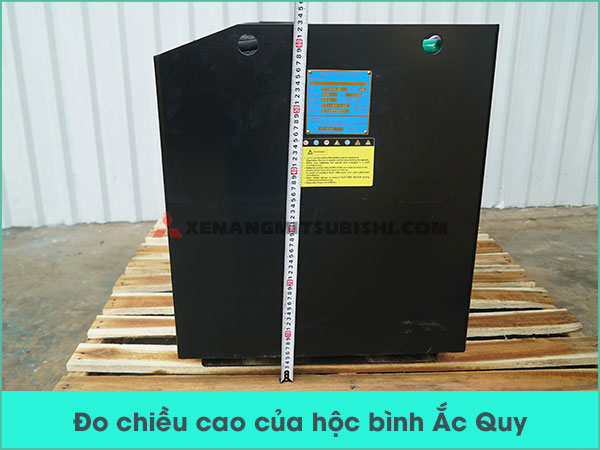 3. Kích thước chiều cao của hộc bình điện.