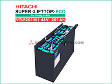 Bình điện Ắc Quy Xe Nâng Hitachi Lifttop 48V - 201Ah model: VTFL201M