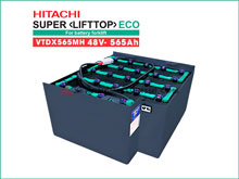 Bình điện Ắc Quy Xe Nâng Hitachi Lifttop 48V - 565Ah model: VTDX565MH