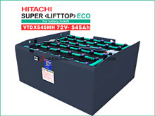 Bình điện Ắc Quy Xe Nâng Hitachi Lifttop 72V - 545Ah model: VTDX545MH