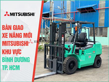 Bàn Giao Xe Nâng Dầu Mitsubishi 3 Tấn FD30HS Tại Bình Dương