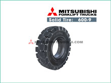 Lốp Đặc Xe Nâng Size 600-9 | Solid Tire 600-9 Mitsubishi 