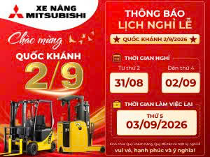 THÔNG BÁO NGHỈ LỄ QUỐC KHÁNH 2/9 NĂM 2026