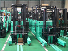 Xe nâng điện đứng lái MITSUBISHI RBS30CB1 | RBS30LCB1 MỚI 100%