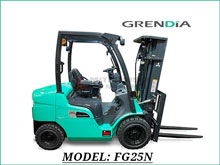 Xe nâng xăng - gas MITSUBISHI GRENIDA FGE25N | FGE25ZN MỚI 100%