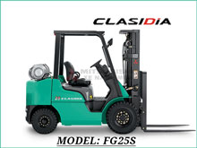 Xe nâng xăng - gas MITSUBISHI CLASIDIA FG25S MỚI 100%