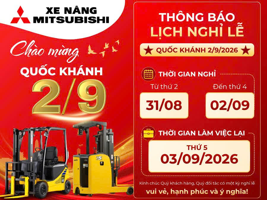 THÔNG BÁO NGHỈ LỄ QUỐC KHÁNH 2/9 NĂM 2026