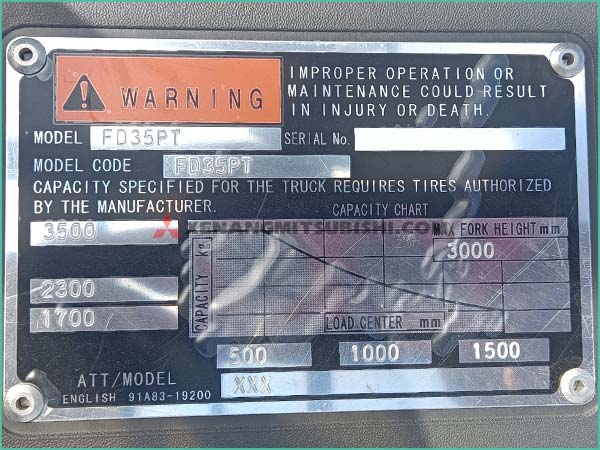 Xe nâng dầu MITSUBISHI GRENIDA FD35N(P)T MỚI 100%